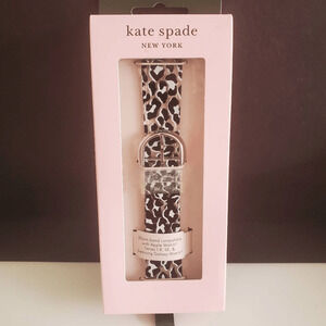 Kate Spade Leopard Silicone Watch Band for Apple & Samsung Galaxy Watch NWT‎